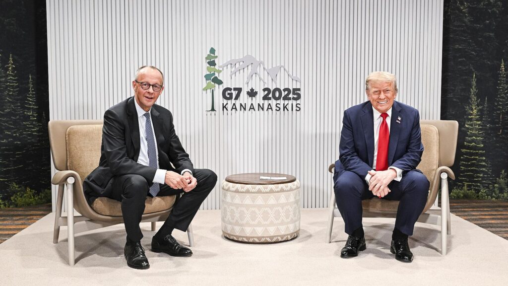 Merz trifft Trump beim G7-Gipfel in Kanada am 16.06.2025