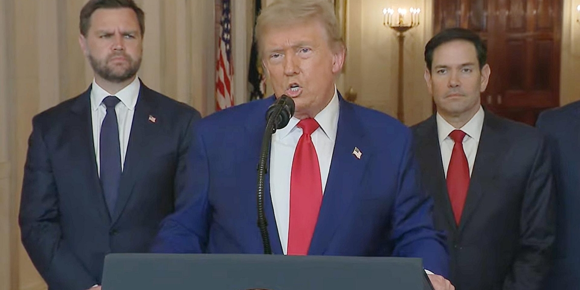 Donald Trump am 21.06.2025 US-Ostküstenzeit