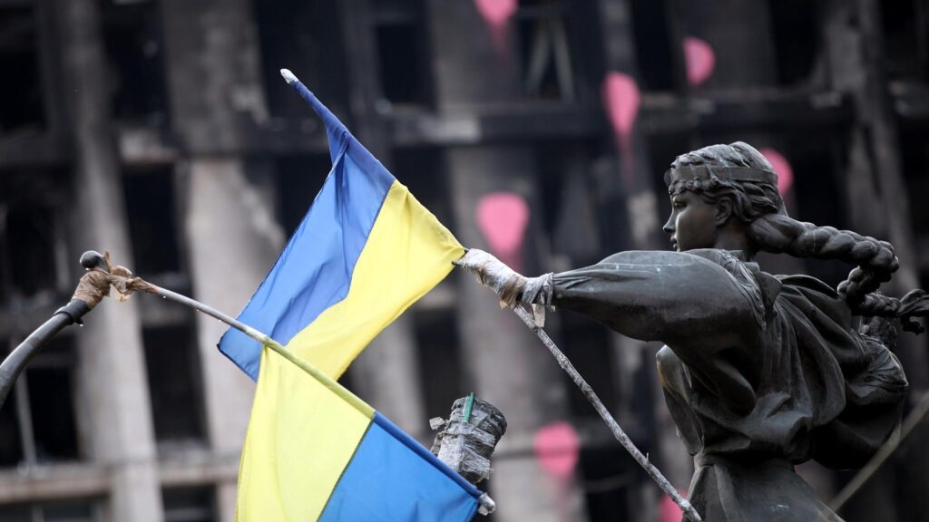 Ukrainische Flagge (Archiv)