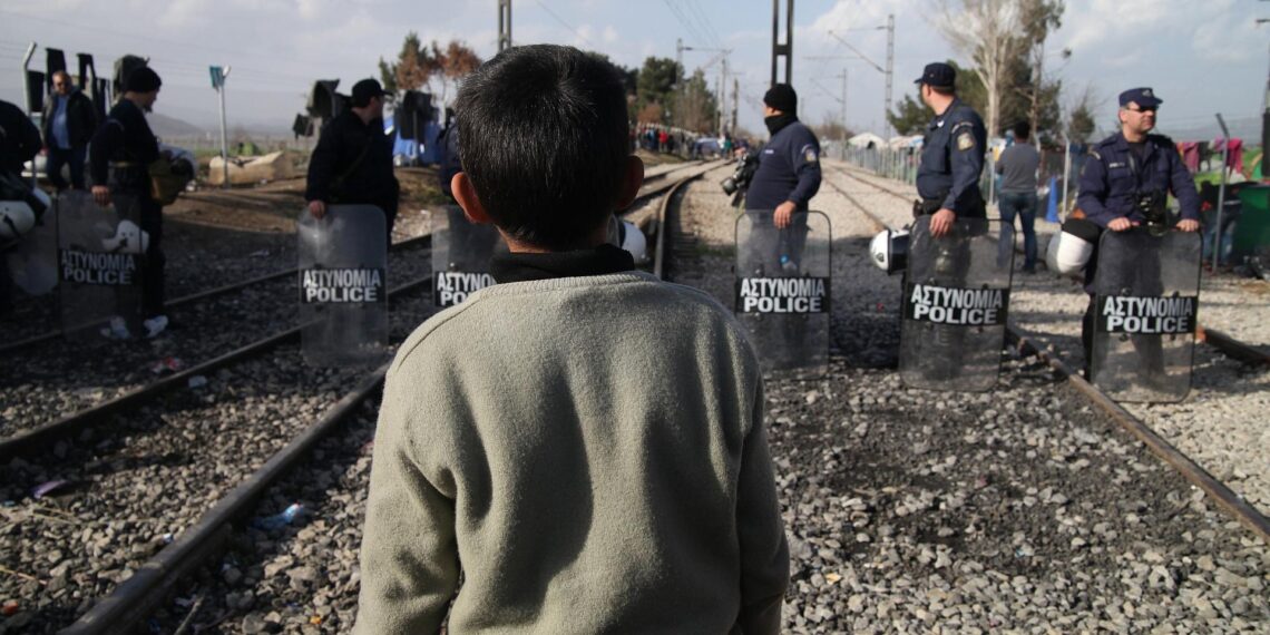 Flüchtlingsjunge in Griechenland (Archiv)