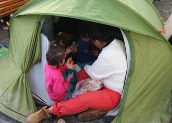 Flüchtlinge auf der Balkanroute (Archiv)