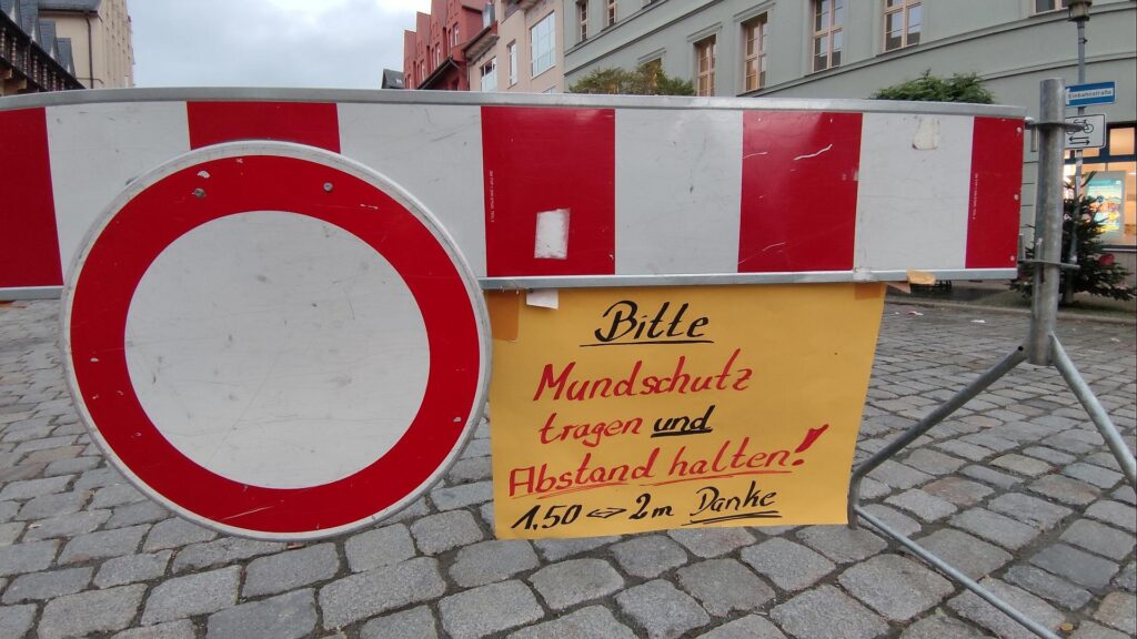 Corona-Hinweis (Archiv)