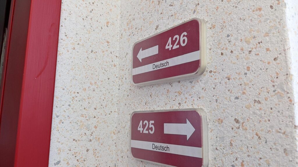 Räume für Deutsch-Unterricht (Archiv)