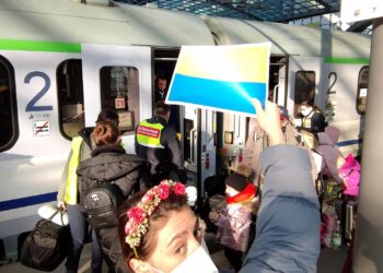Ankunft von Flüchtlingen aus der Ukraine in Deutschland (Archiv)