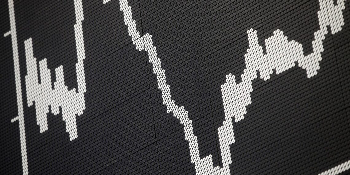 Anzeigetafel in der Frankfurter Börse