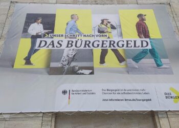 Werbung für das Bürgergeld (Archiv)