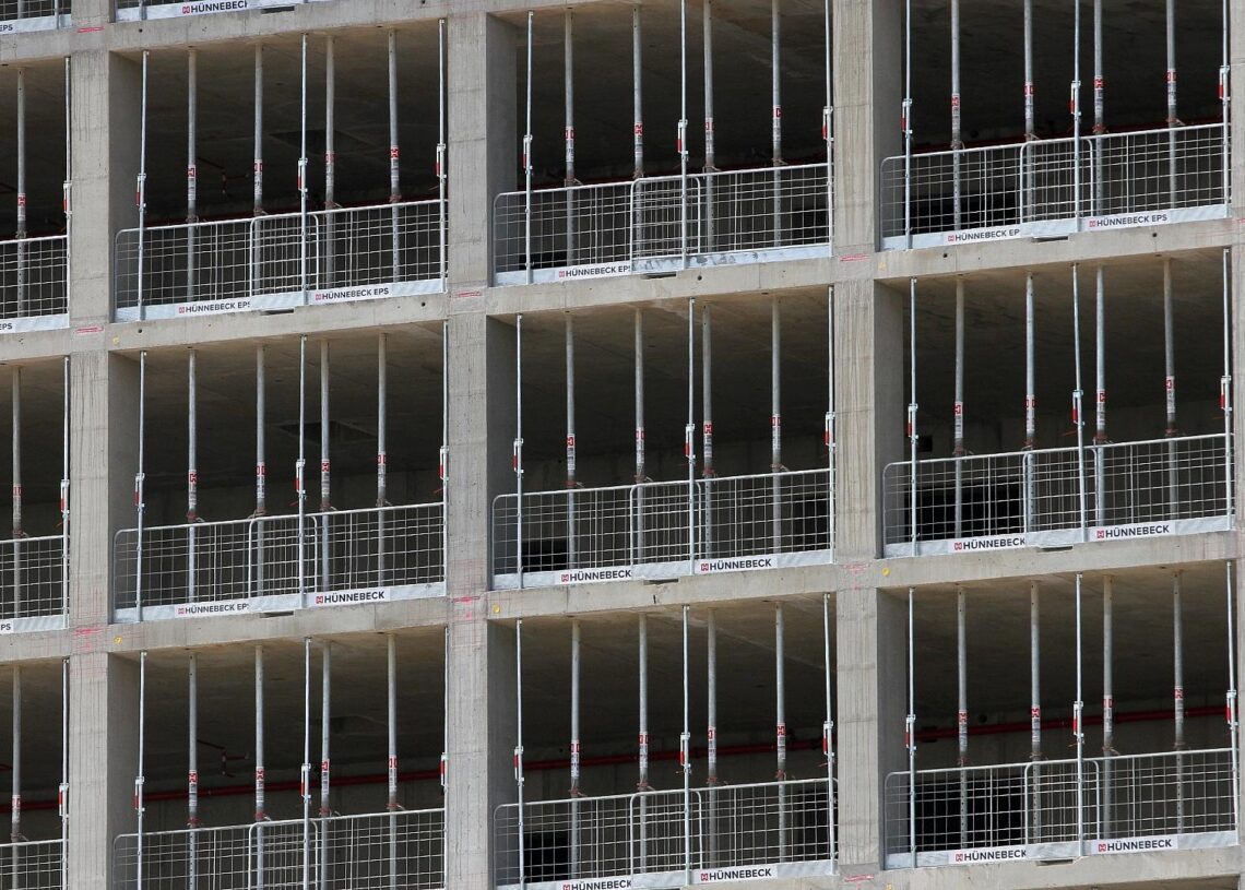 Hochhaus-Baustelle (Archiv)