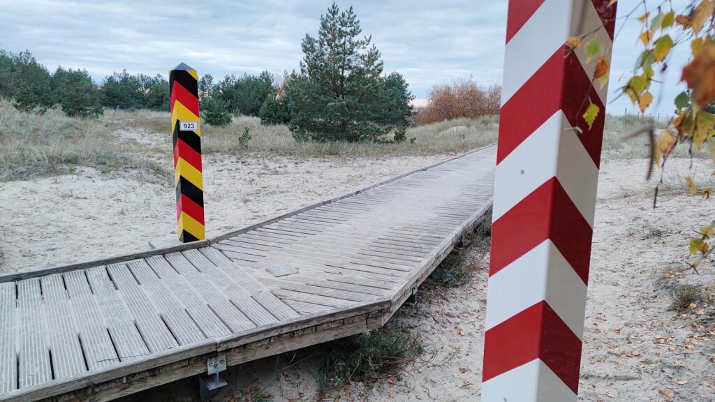 Öl-Vorkommen vor Usedom teilweise auf deutschem Hoheitsgebiet 6 Grenze zwischen Deutschland und Polen (Archiv)