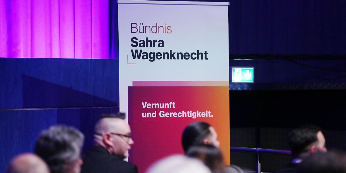 Logo auf BSW-Gründungsparteitag (Archiv)