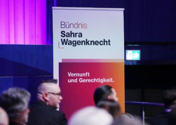 Logo auf BSW-Gründungsparteitag (Archiv)