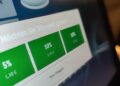 Display mit Trinkgeld-Aufforderung (Archiv)