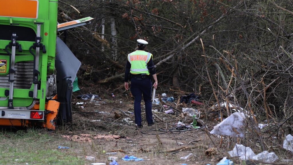 Tödlicher Unfall auf der A 9 bei Leipzig im März 2024 (Archiv)