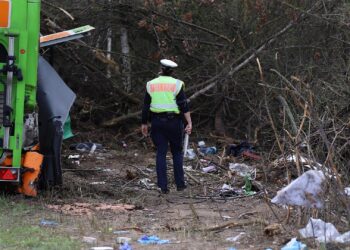 Tödlicher Unfall auf der A 9 bei Leipzig im März 2024 (Archiv)