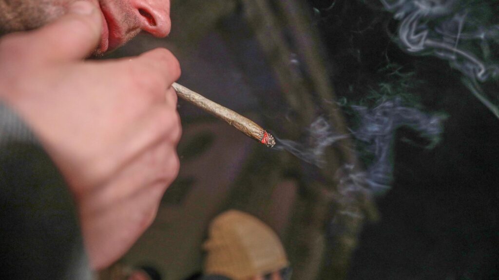 `Smoke-in` vor dem Brandenburger Tor (Archiv)