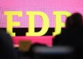FDP-Logo auf Parteitag (Archiv)