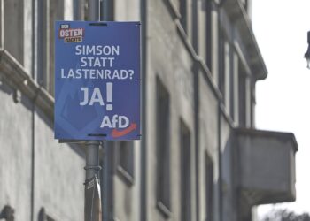 AfD-Wahlplakat zur Landtagswahl in Thüringen 2024 (Archiv)