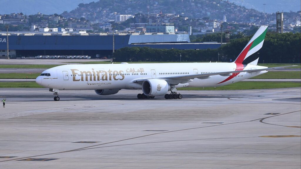 Flugzeug vom Emirates (Archiv)
