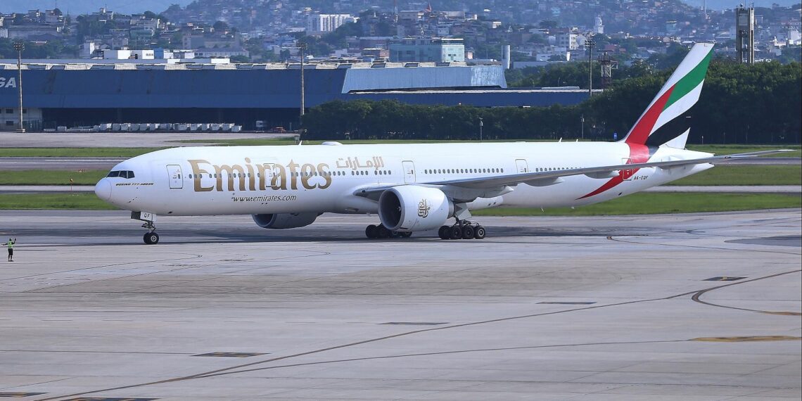 Flugzeug vom Emirates (Archiv)