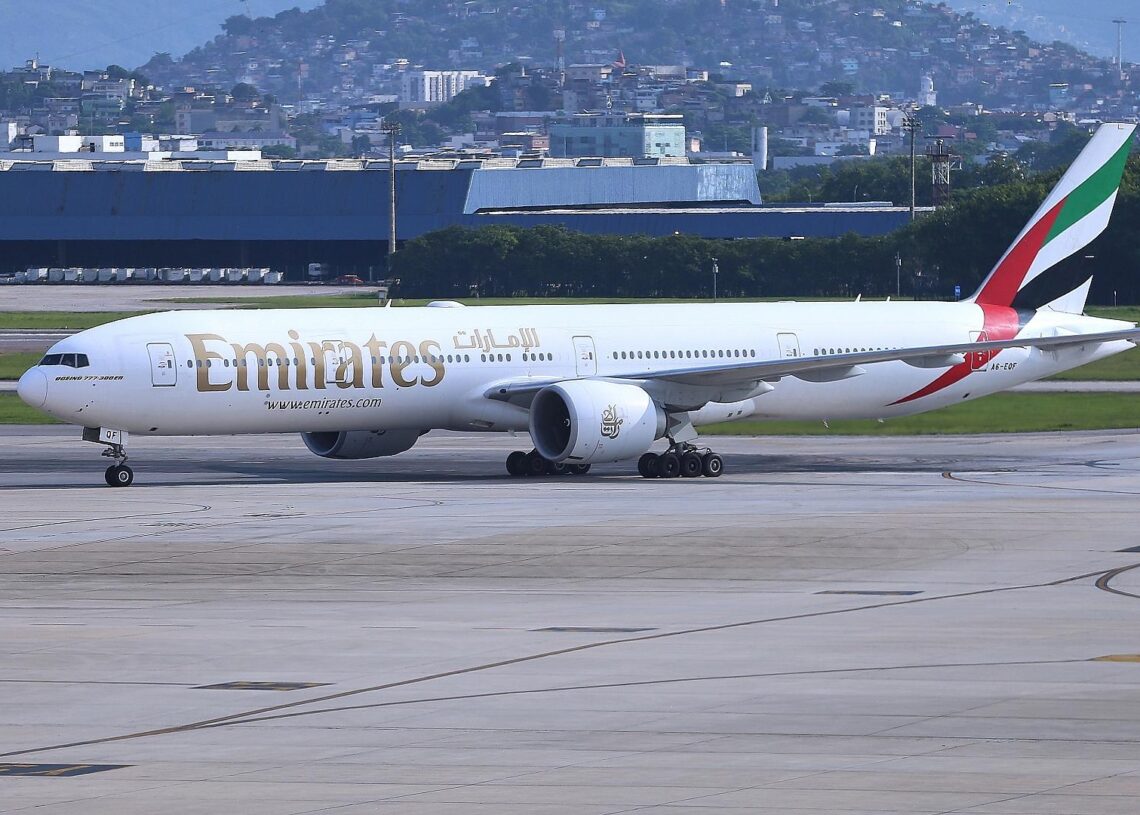 Flugzeug vom Emirates (Archiv)