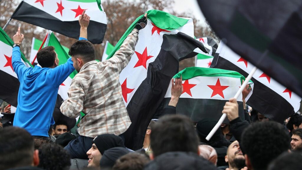 SPD bei Abschiebungen nach Syrien weiter zurückhaltend 14 Syrer in Deutschland feiern den Sturz von Assad in Syrien (Archiv)