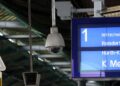 Überwachungskamera am Bonner Hauptbahnhof