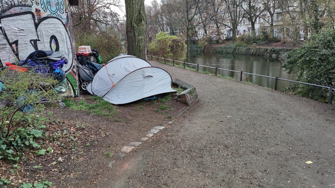 Obdachlose kampieren (Archiv)