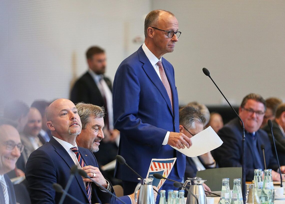 Friedrich Merz in der Unionsfraktion (Archiv)