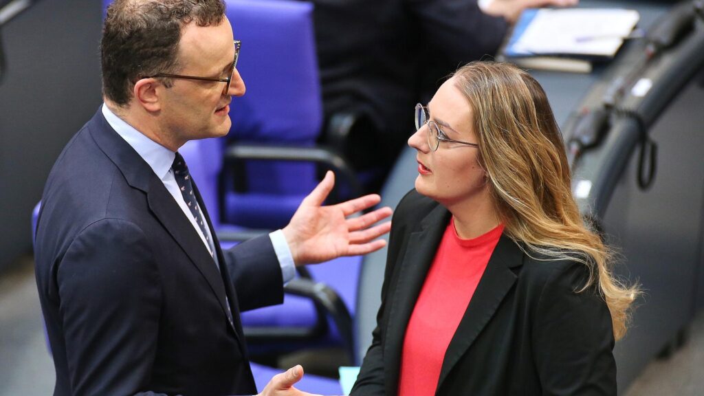 Jens Spahn und Katharina Dröge (Archiv)