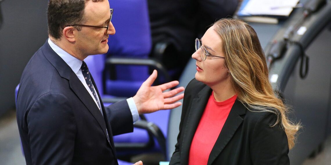 Jens Spahn und Katharina Dröge (Archiv)