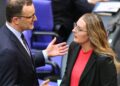 Jens Spahn und Katharina Dröge (Archiv)