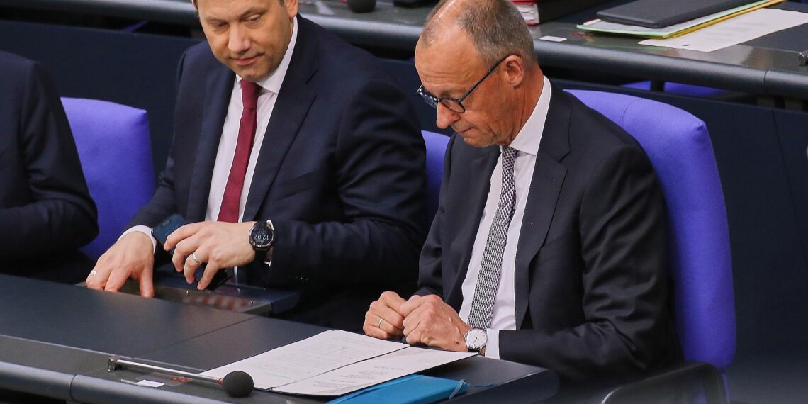 Lars Klingbeil und Friedrich Merz (Archiv)