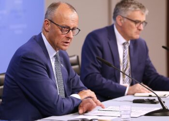 Friedrich Merz und Stefan Kornelius (Archiv)