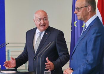 Christian Stocker und Friedrich Merz (Archiv)