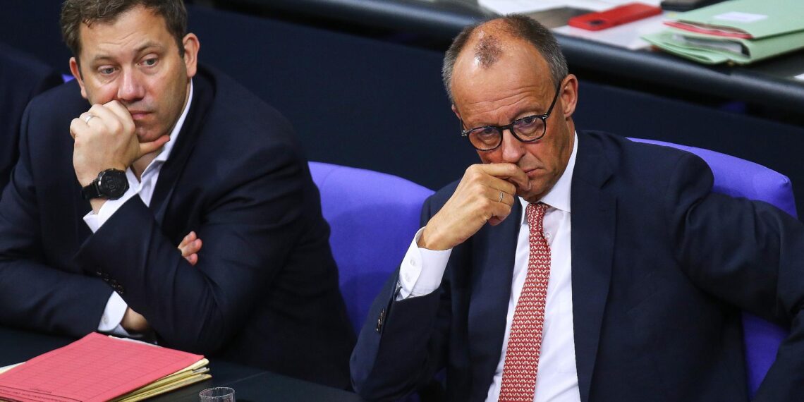 Lars Klingbeil und Friedrich Merz (Archiv)