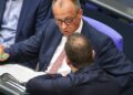 Friedrich Merz und Jens Spahn am 09.07.2025