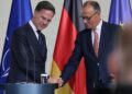 Mark Rutte und Friedrich Merz am 09.07.2025