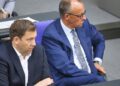 Lars Klingbeil und Friedrich Merz am 11.07.2025