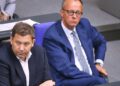 Lars Klingbeil und Friedrich Merz (Archiv)