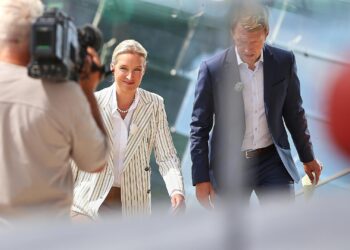 Alice Weidel und Markus Preiß am 20.07.2025