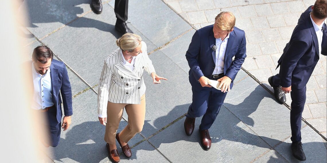 Alice Weidel und Markus Preiß am 20.07.2025