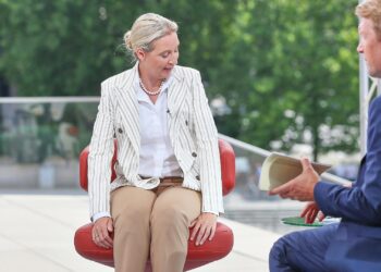 Alice Weidel und Markus Preiß am 20.07.2025