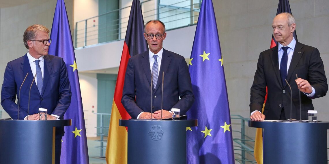 Empfang Vertreter der Unternehmensinitiative `Made for Germany` durch BK Merz am 21.07.2025