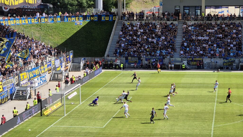 1. FC Saarbrücken - Viktoria Köln, 3. Liga, 9. August 2025