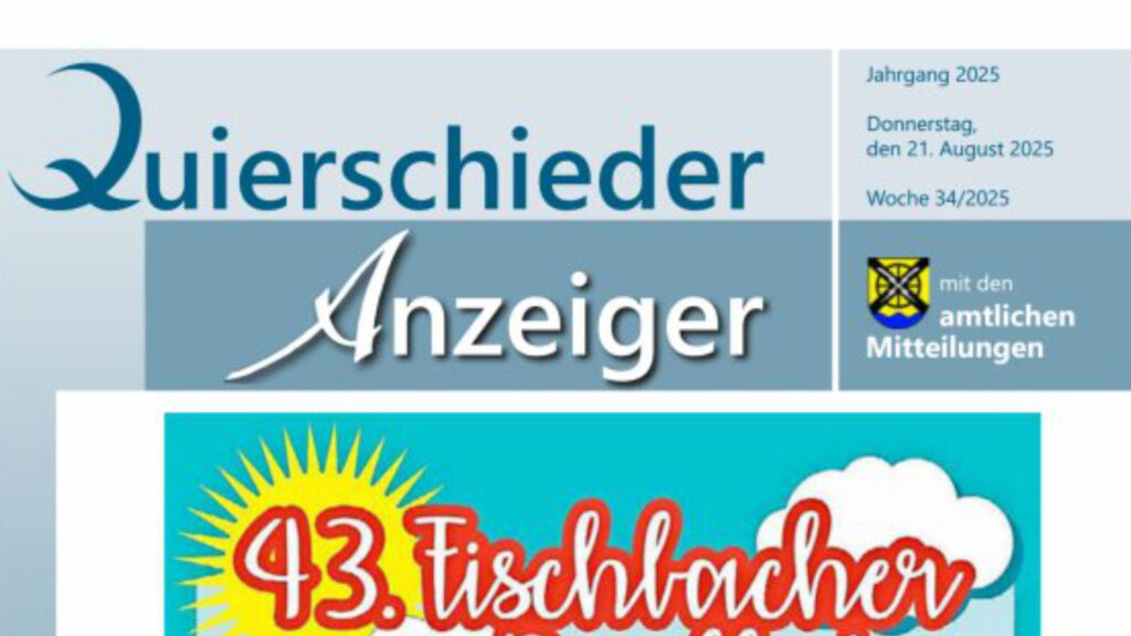 Große Änderungen beim Quierschieder Anzeiger