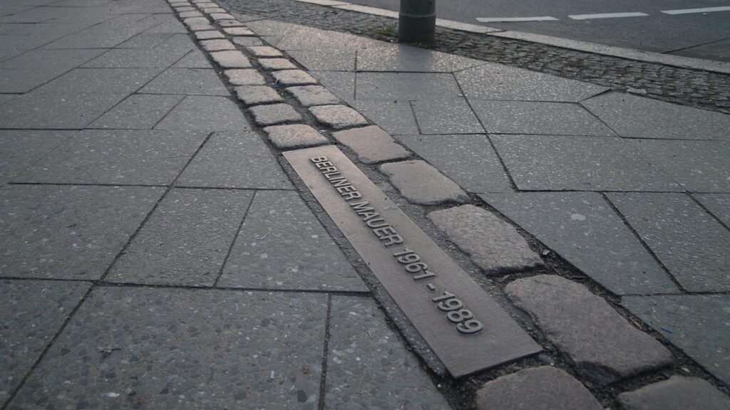 Verlauf der Berliner Mauer (Archiv)