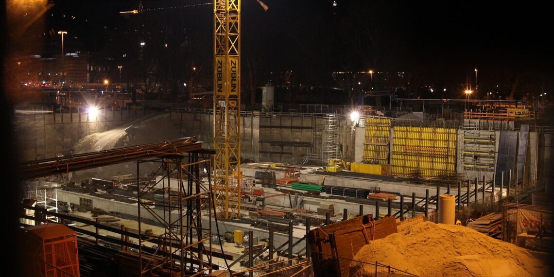 Stuttgart-21-Baustelle am Stuttgarter Hauptbahnhof