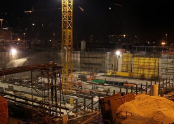 Stuttgart-21-Baustelle am Stuttgarter Hauptbahnhof