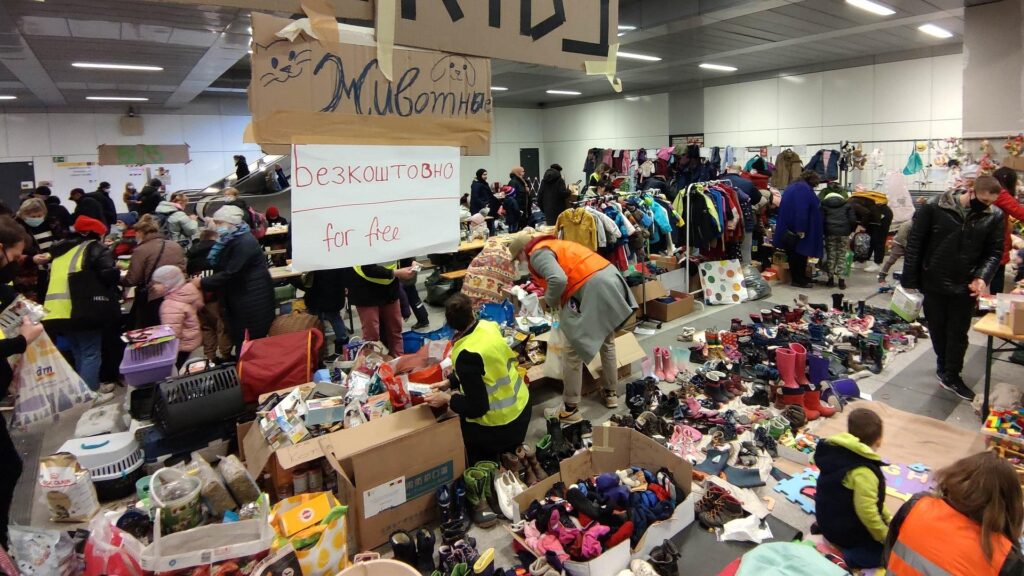 Hilfsgüter für Flüchtlinge aus der Ukraine in Deutschland (Archiv)