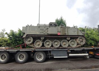 Panzer auf Lkw (Archiv)