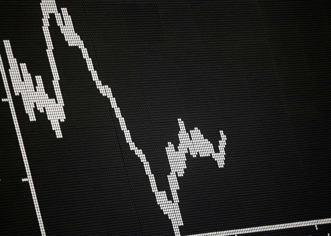 Anzeigetafel in der Frankfurter Börse